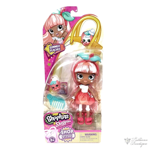 Shopkins Shoppies Summer Peaches Doll New in Box! - Picture 2 of 7